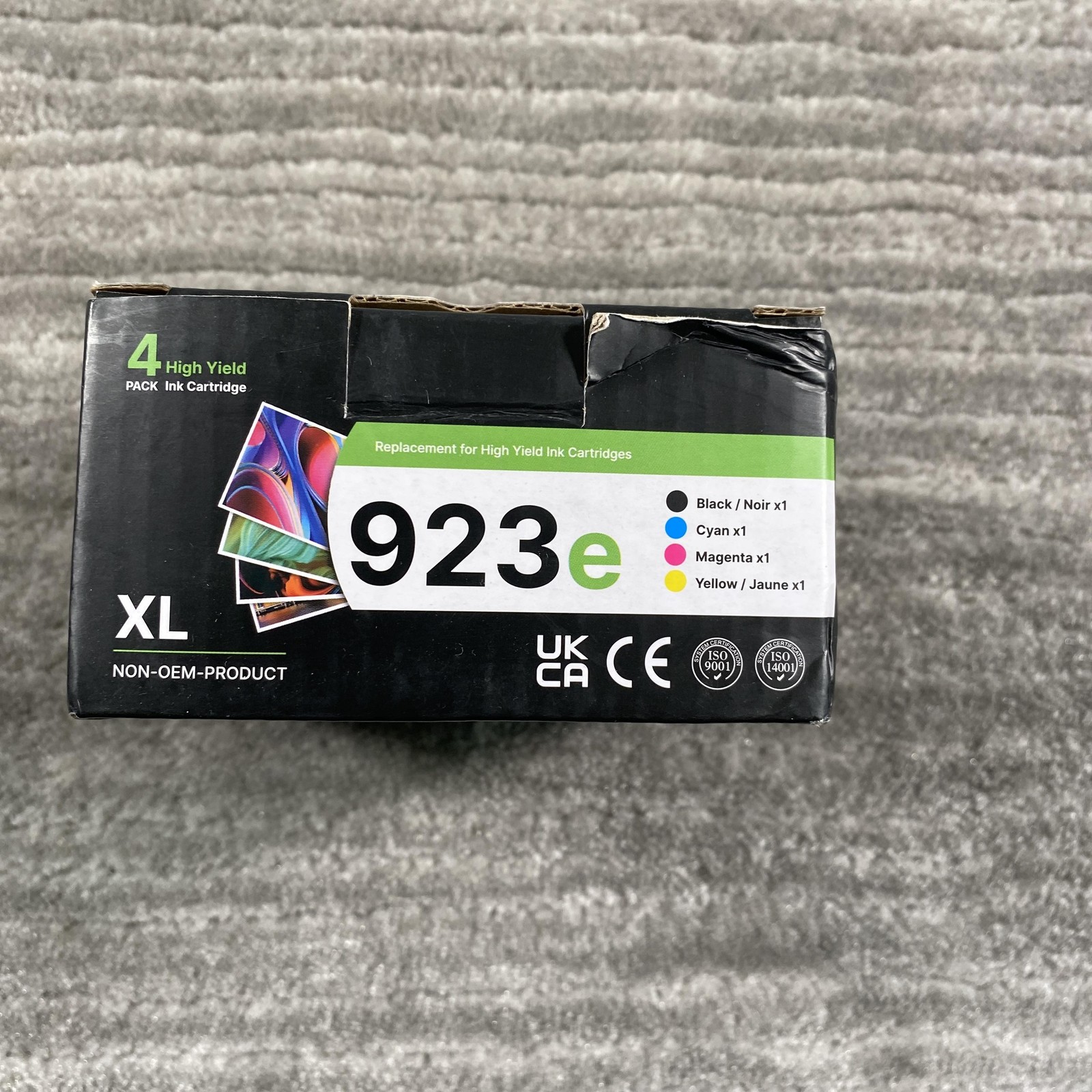 Sheengo 923e XL Ink Cartridges 4 Pack Black Cyan Magenta Yellow Compatible