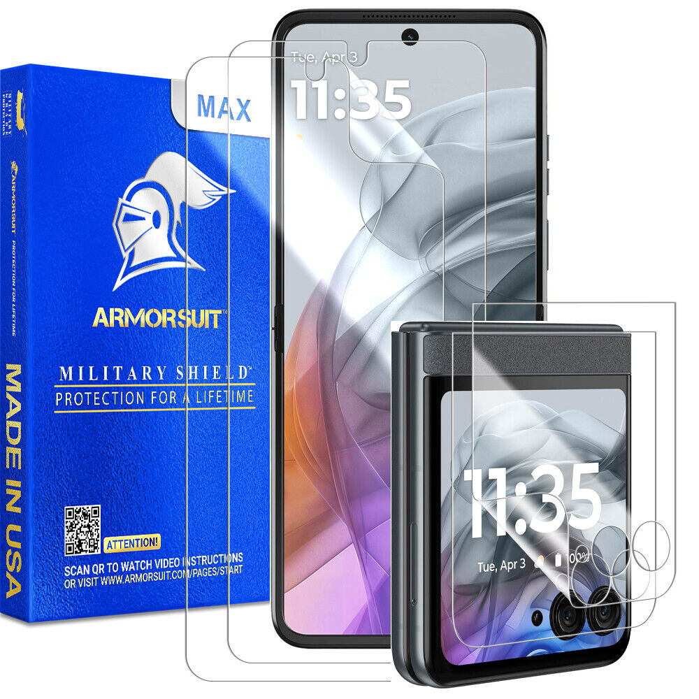ArmorSuit 2+2 Pack Screen Protector for Motorola Razr (2024) Made in USA