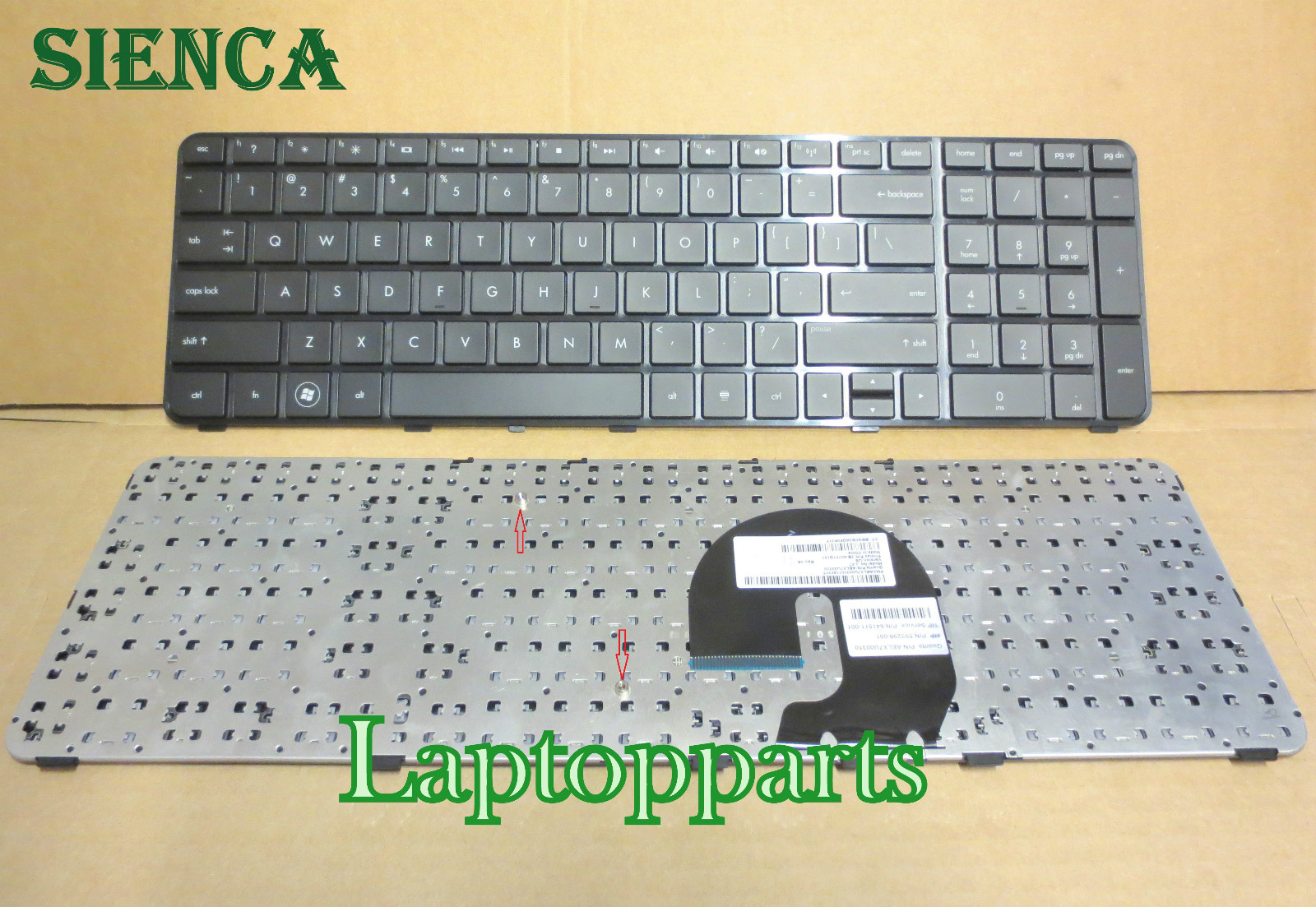 New Genuine HP Pavilion DV7-4000 DV7-4100 DV7t-4000 Series Keyboard LX9 W/Frame