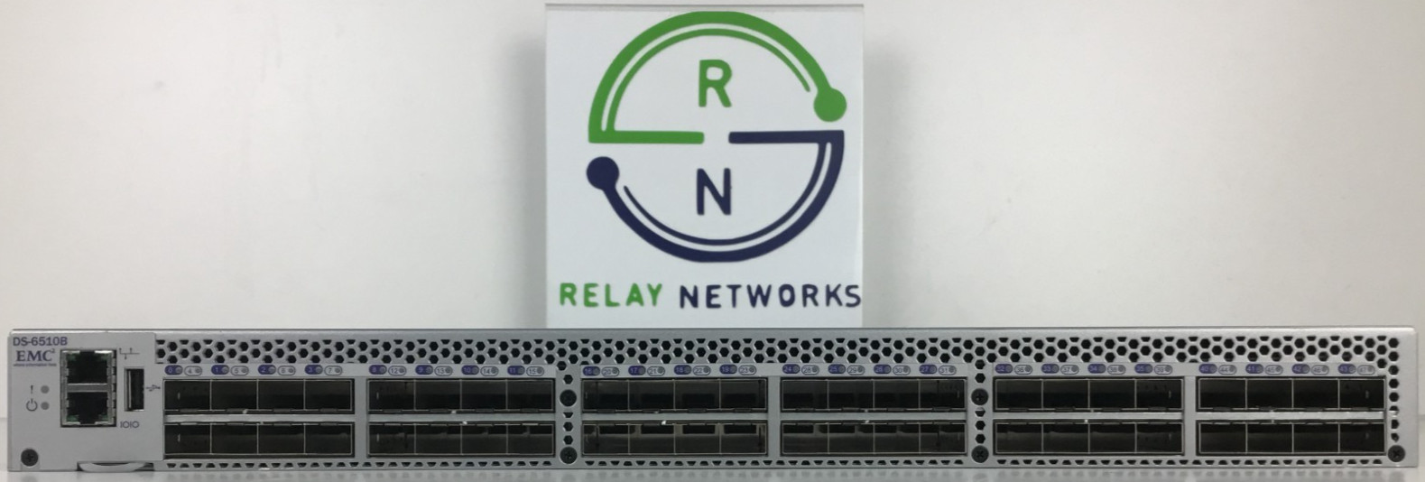 Brocade EMC DS-6510B 24-Port 16G Switch 2x Power 24 active ports