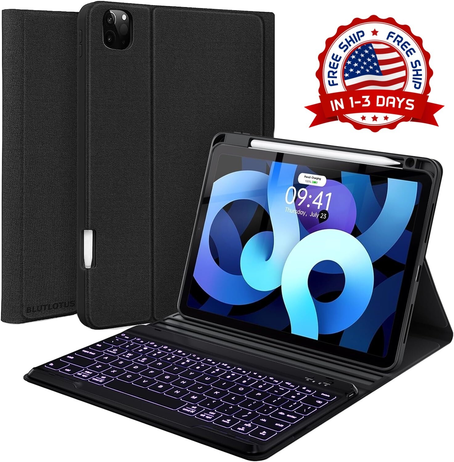 Estuche para iPad Air (11", 2024) con teclado desmontable con portalápices NUEVO