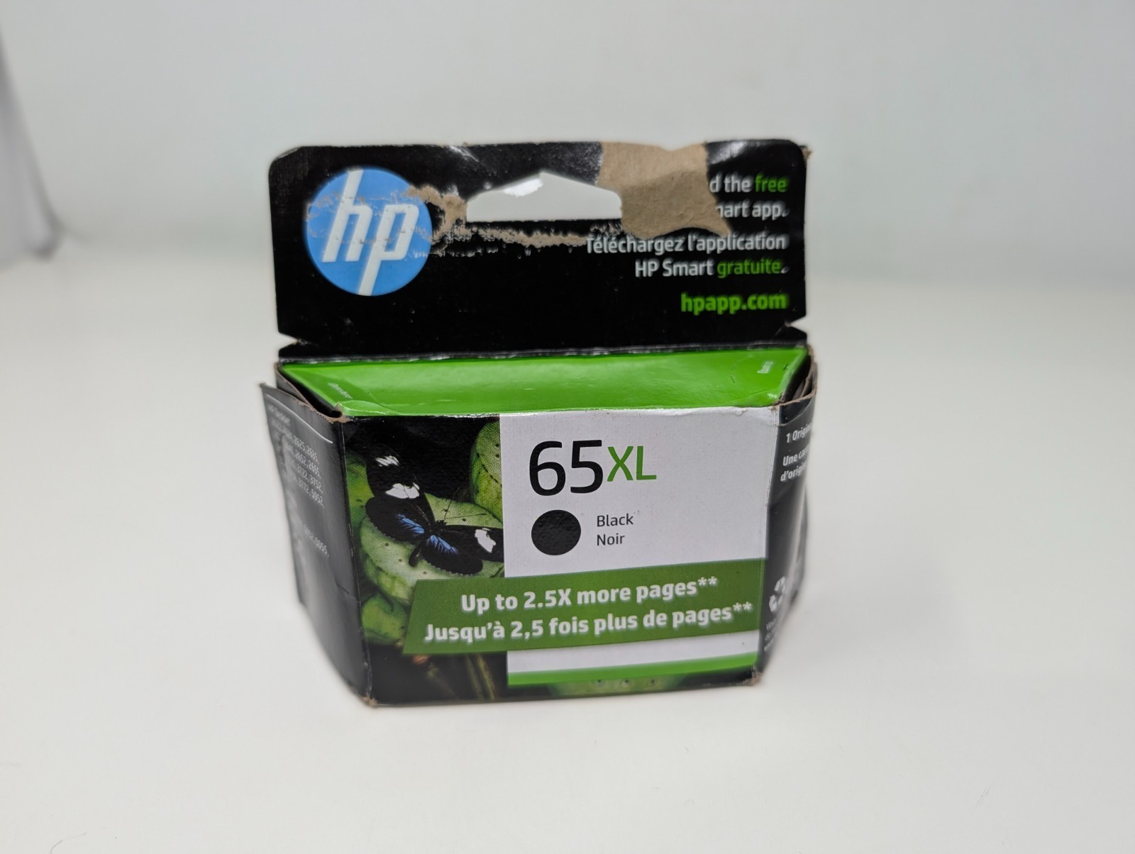 Genuine HP N9K04AN#140 65XL Black High Yield Original Ink Cartridge