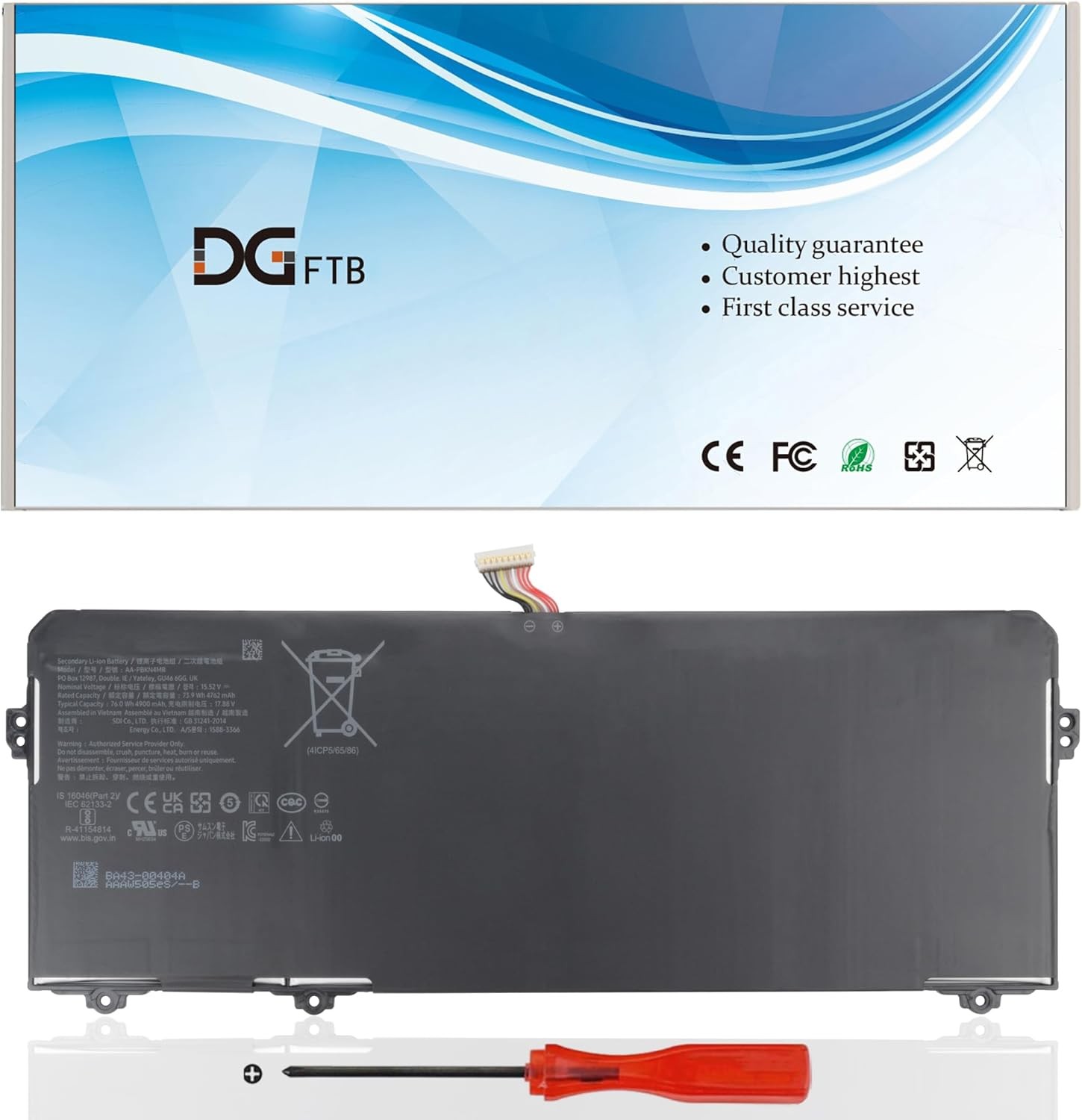 AA PBKN4MR Laptop Battery for Samsung Galaxy Book3 Book4 Pro 360 Book 3 PRO