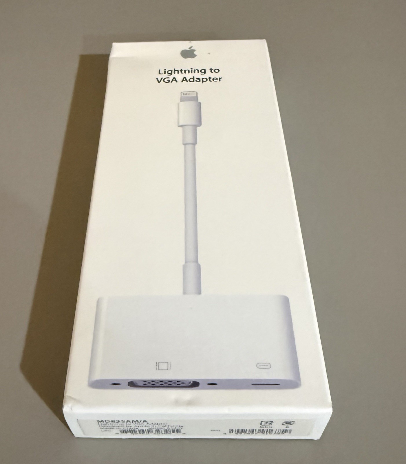 Genuine Apple Lightning to VGA Adapter OEM MD825ZM/A iPhone iPad **New**