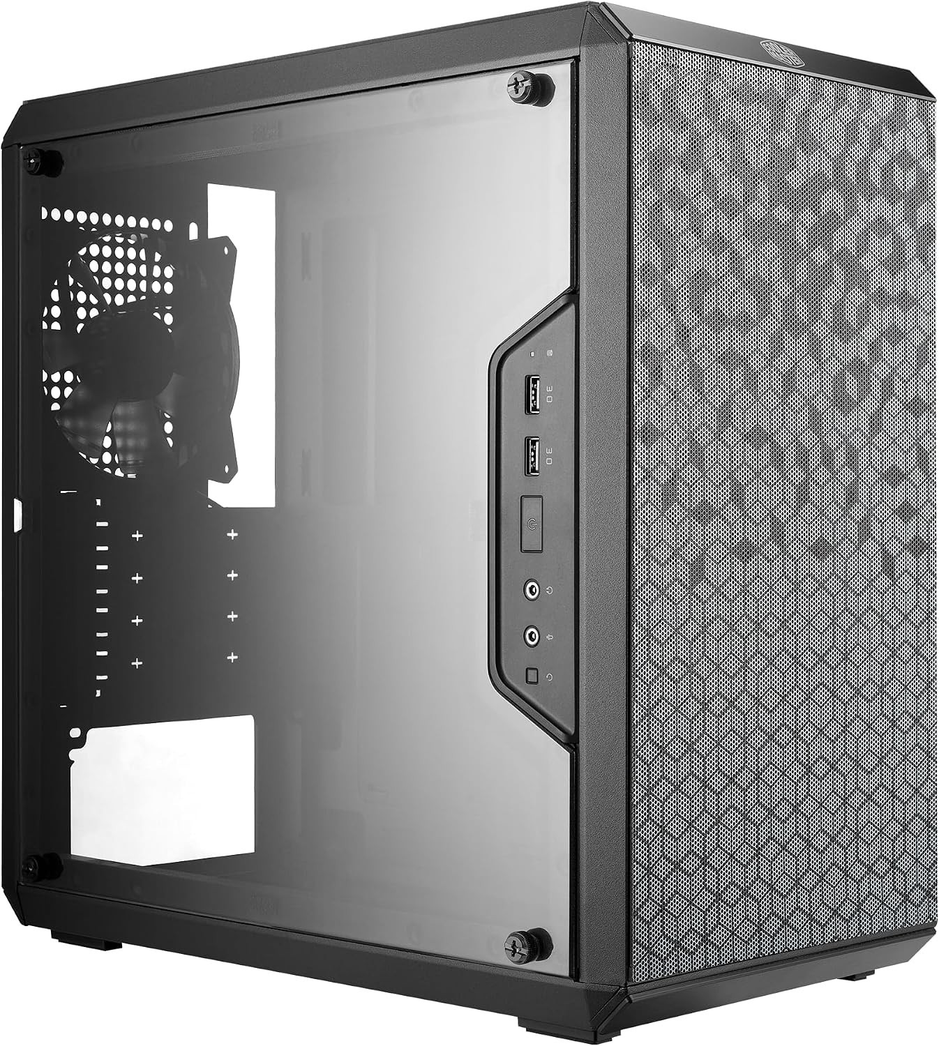 Masterbox Q300L Micro-Atx PC Case – Compact Matx Computer Case with Magnetic Dus