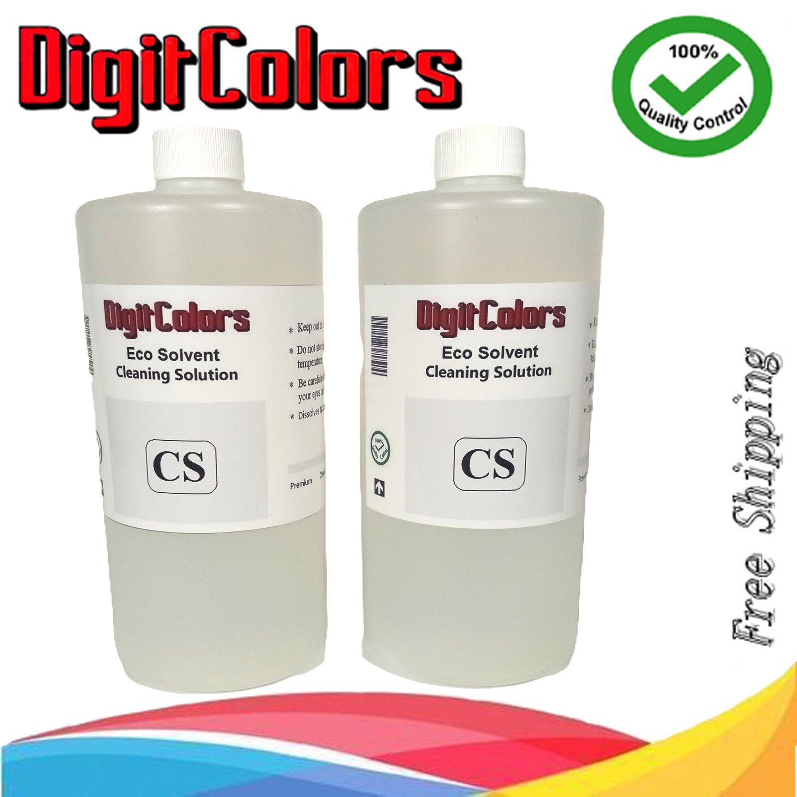 Eco Solvent Cleaning Solution for use with Roland Mutoh Mimaki printer- 2 Liters