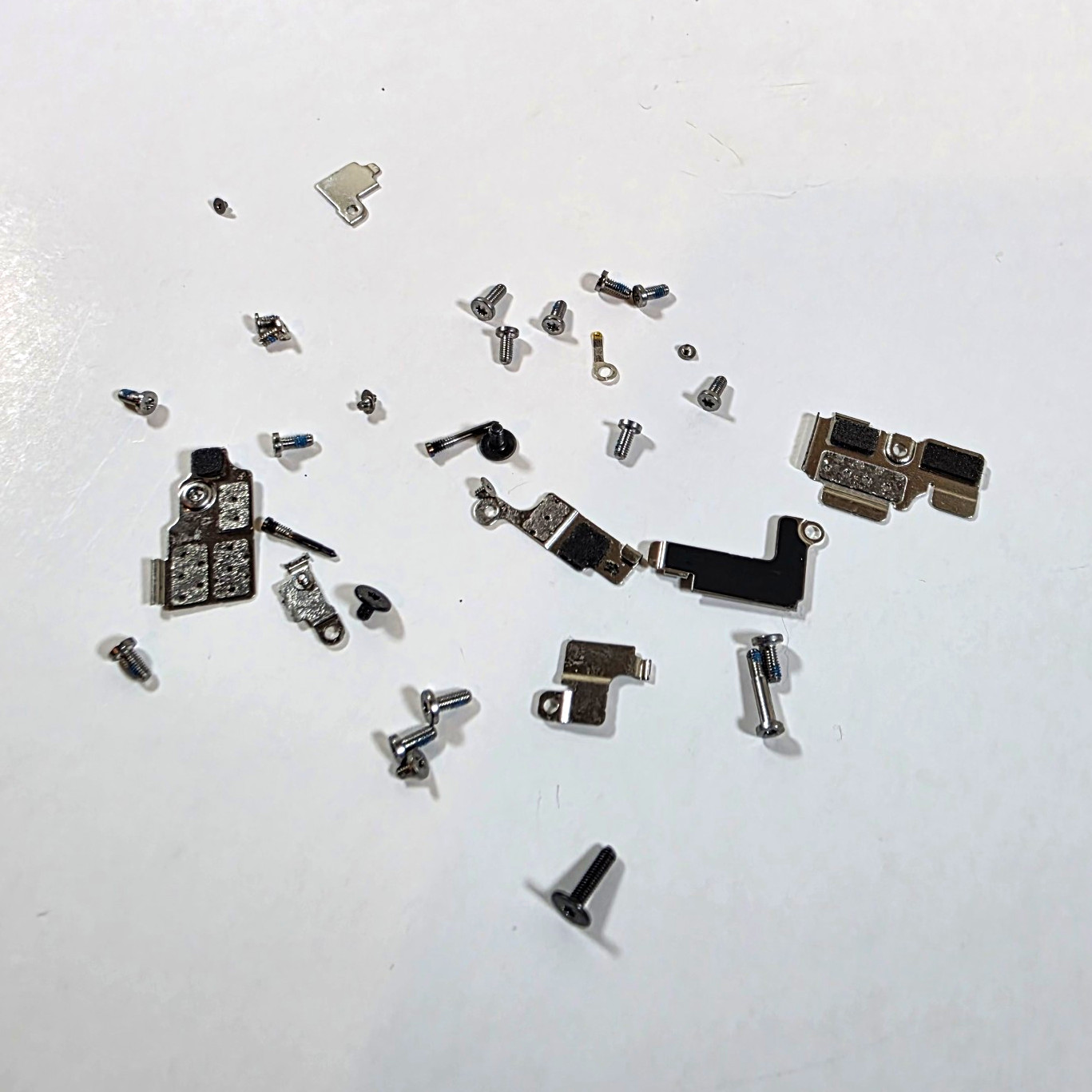 iPhone 17 Pro OEM Apple Internal Screws & Brackets Lot Used Repair Parts