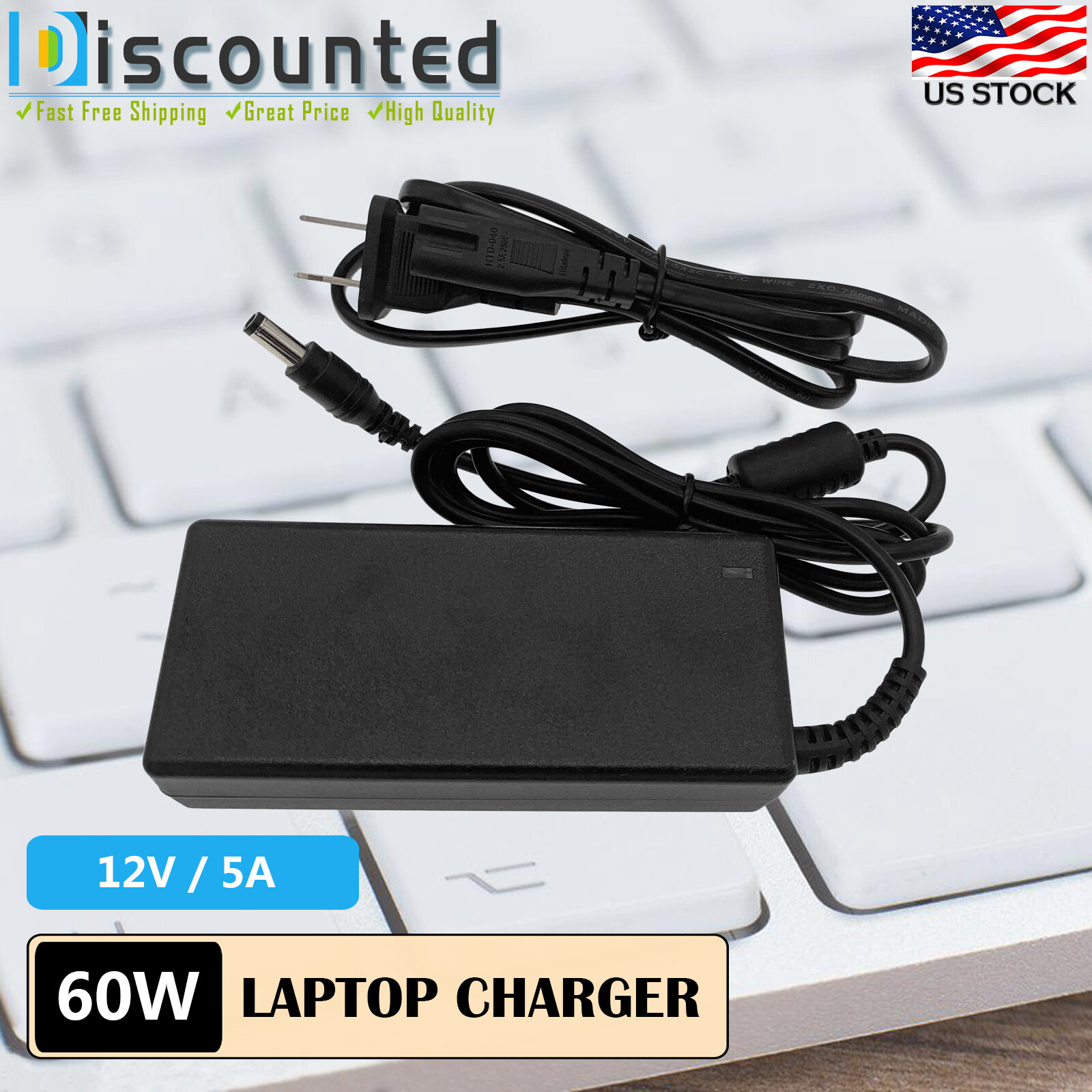 12V AC Adapter For Belkin F4U085 Thunderbolt 2 Express Dock HD F4U085TT F4U085VF