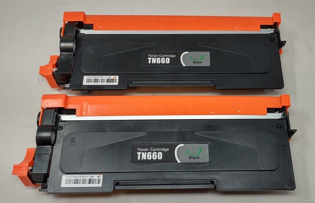 SHEENGO Two Compatible High Yield Toner Cartridges Replacement for Brother TN660