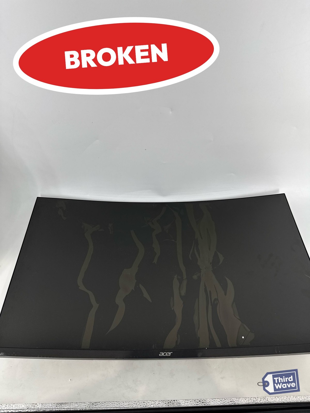 (BROKEN) Acer Nitro 31.5 in FHD 1500R Curved PC Gaming Monitor 240Hz 1ms HDR10