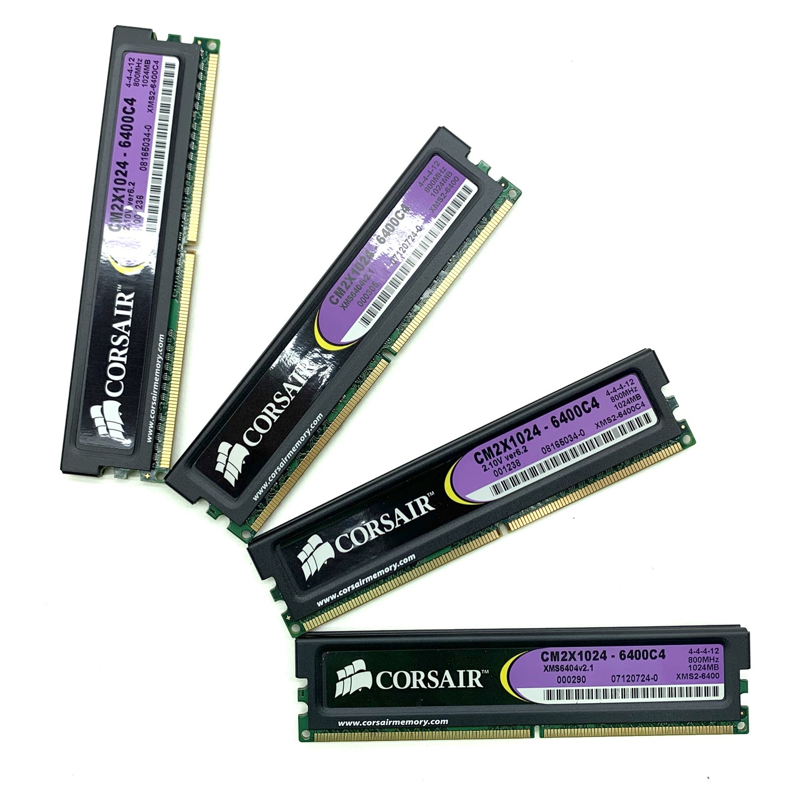 Corsair XMS2 Xtreme Performance DDR2 Memory 4x1GB Ram CM2X1024-6400C4 800MHz
