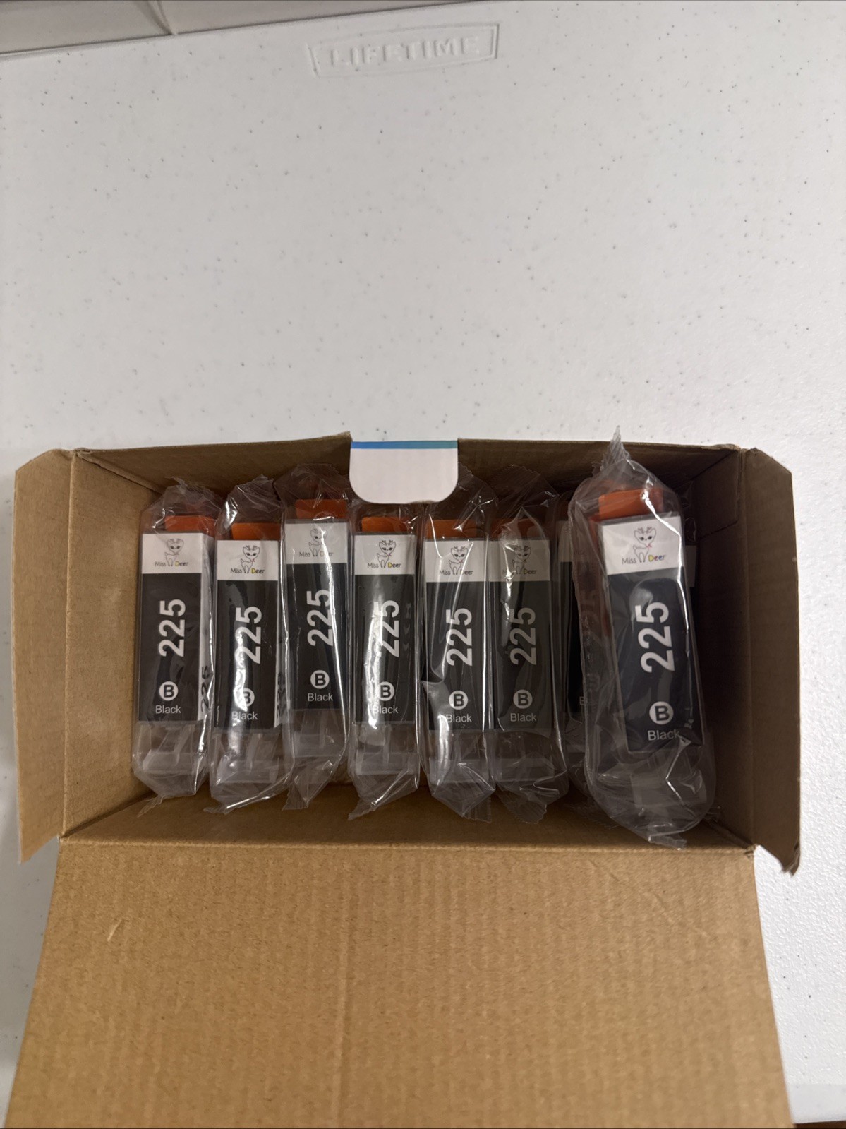 Miss Deer 225 Black Ink Cartridges Set Of 9 Brand New