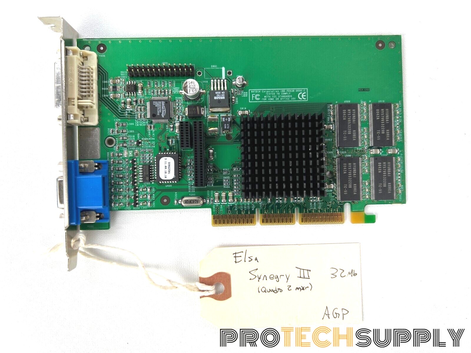 Elsa Synergy III Nvidia Quadro2 MXR 32Mb Video Card GPU with WARRANTY