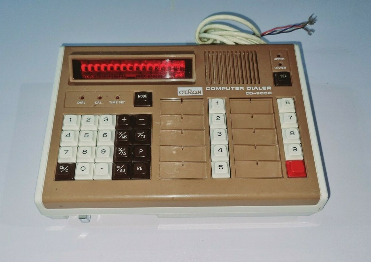 RARE OTRON COMPUTER DIALER CD-8050 VINTGAE - FOR PARTS ONLY