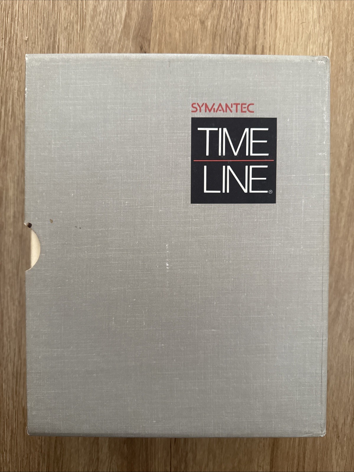 Vintage 1990 Symantec Time Line Manual and User’s Manual