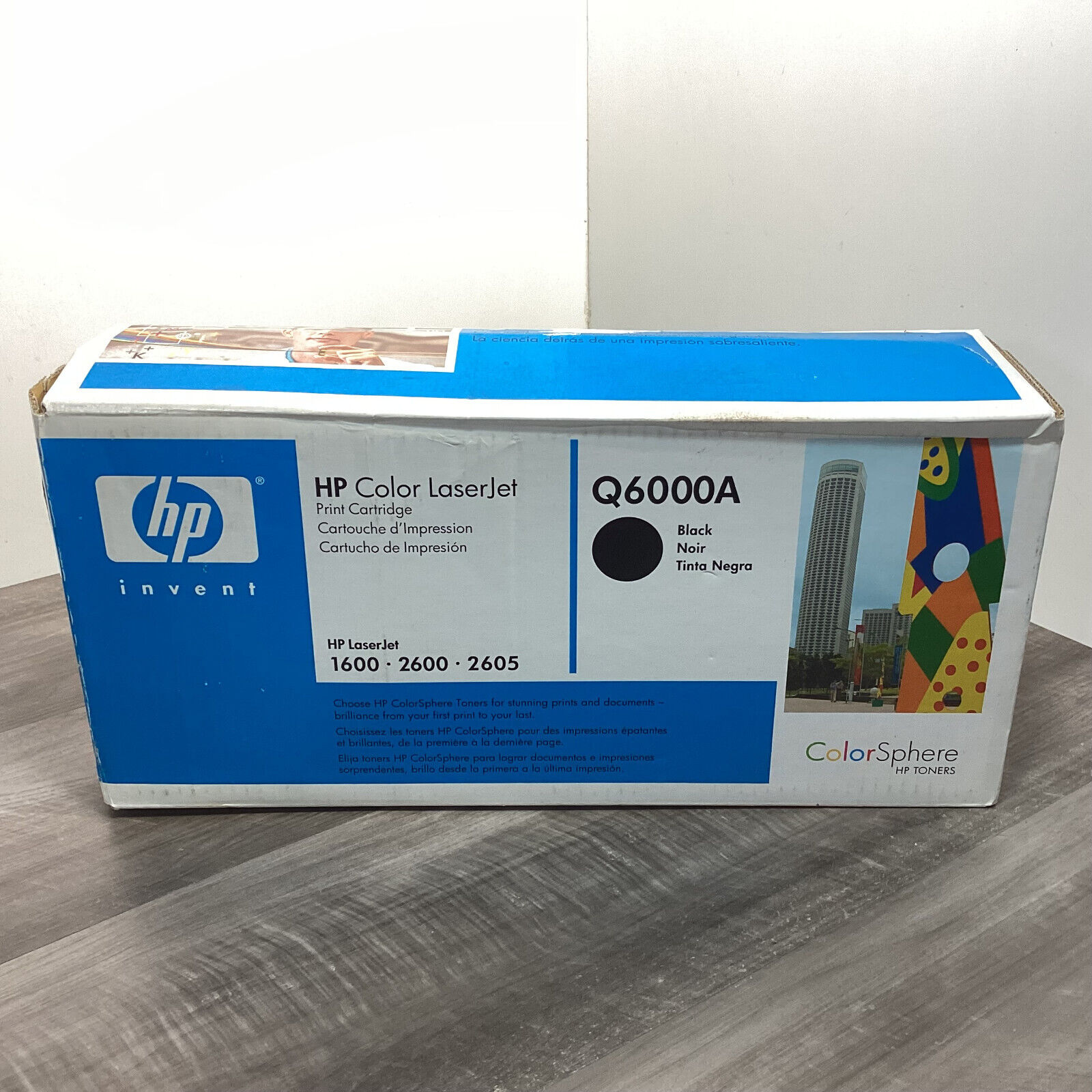 Genuine OEM Factory Sealed HP Q6000A Black Color LaserJet Print Cartridge Toner