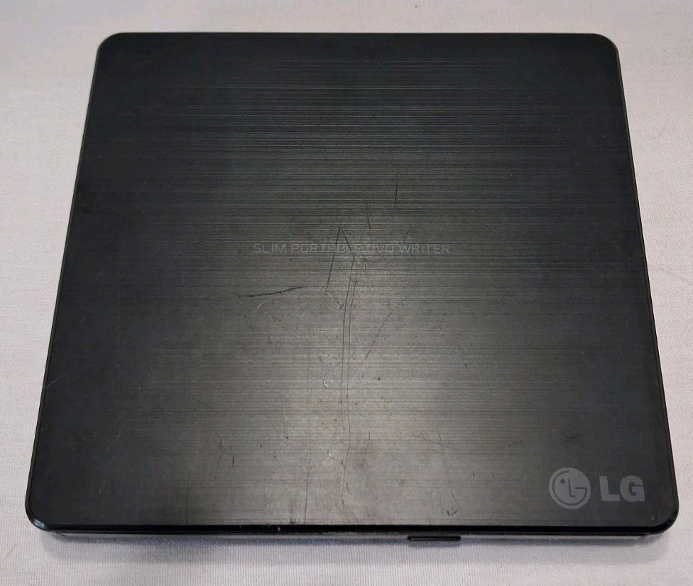 LG SP60NB50 Slim Portable DVD Writer Super Multi USB Untested As-Is No Cable