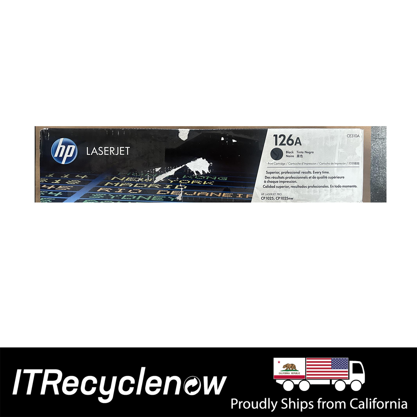 NEW HP 126A Black Toner Cartridge HP LaserJet Pro 100 Color MFP M175 Series