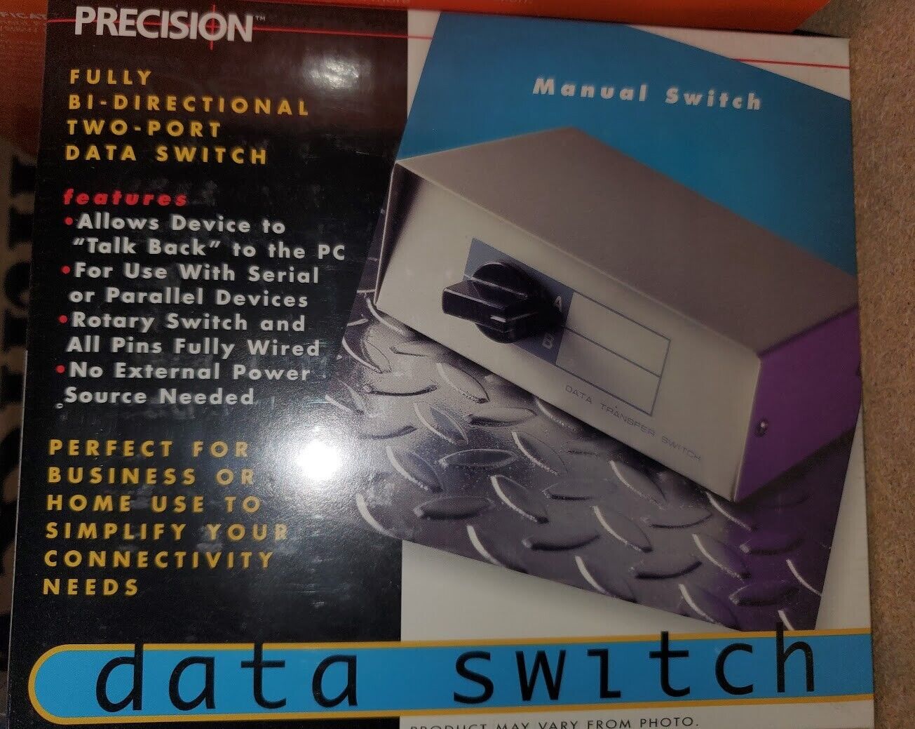 (2) Vintage Data Transfer Switch Parallel Port Printer Boxes 25 Pin (New) (G)