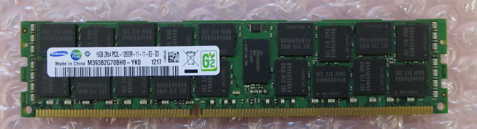 Samsung 16GB (1x16GB) 2Rx4 PC3L-12800 DDR3-1600 R ECC Memory for servers