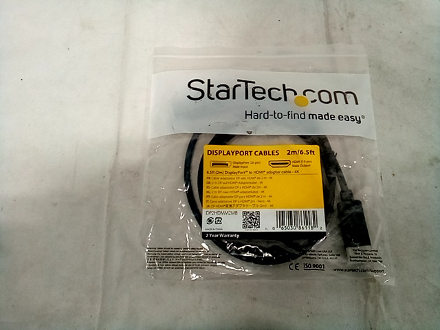 StarTech.com Displayport to HDMI Adapter Cable  6.5ft.