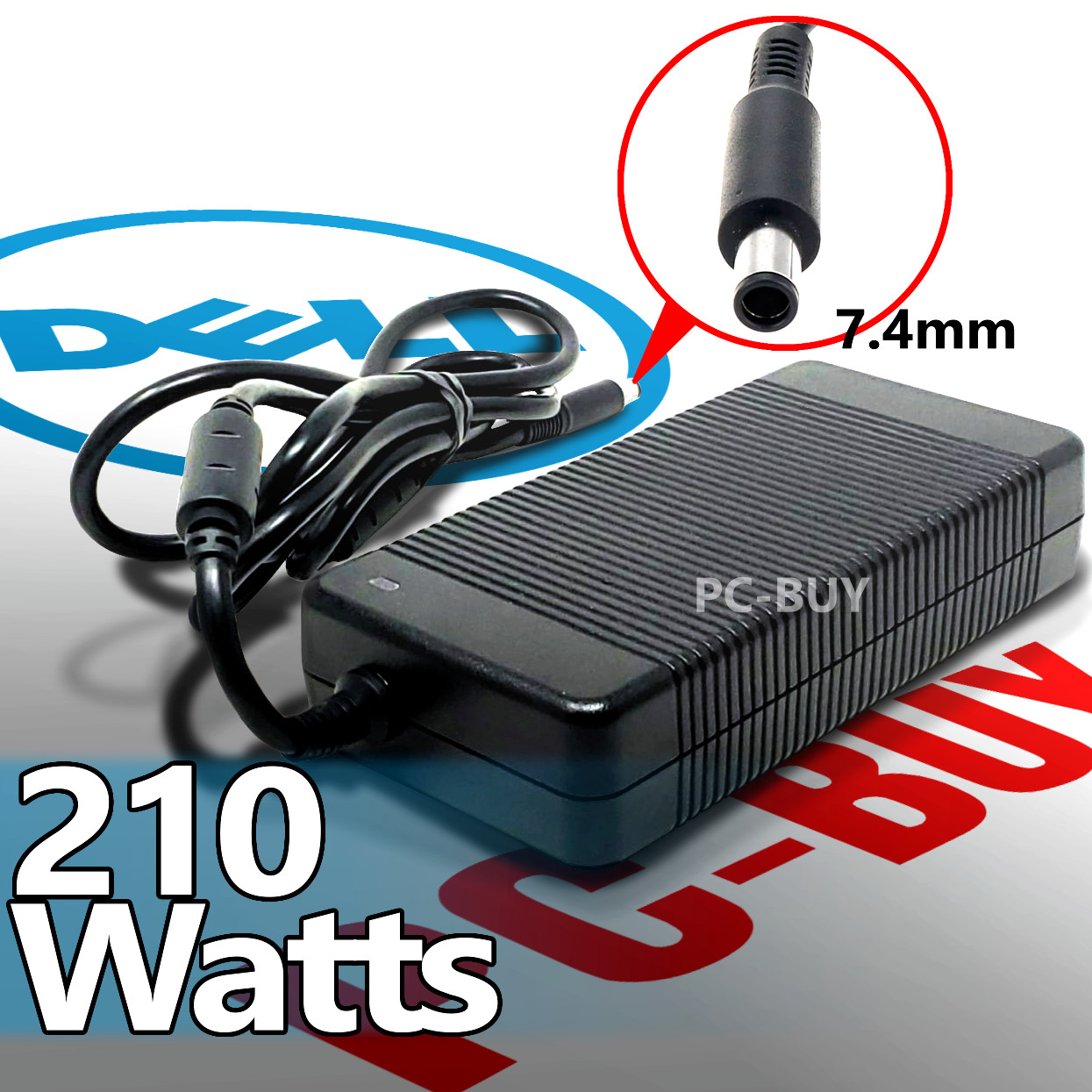 Genuine Dell M4600 M4800 PA-7E 210W Power Adapter Charger D846D DA210PE1-00