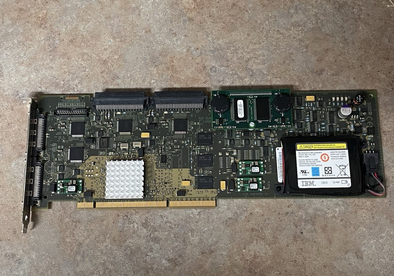IBM 39J5028 SCSI PCI-X DDR Dual Channel Ultra320 SCSI RAID Controller Card