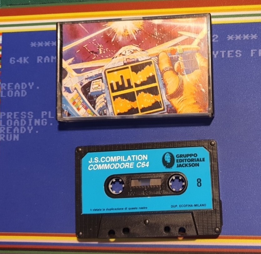JACKSON SOFT COMPILATION NO. 8 x C64 Commodore 64 Game Newsstand Cassette