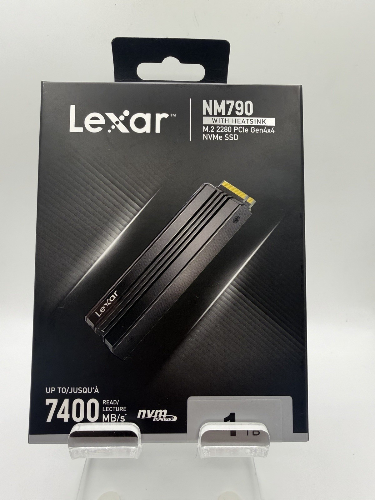 Lexar NM790 1TB NVMe SSD M.2 2280 PCIe Gen4x4 w/ Heatsink 7400MB/s