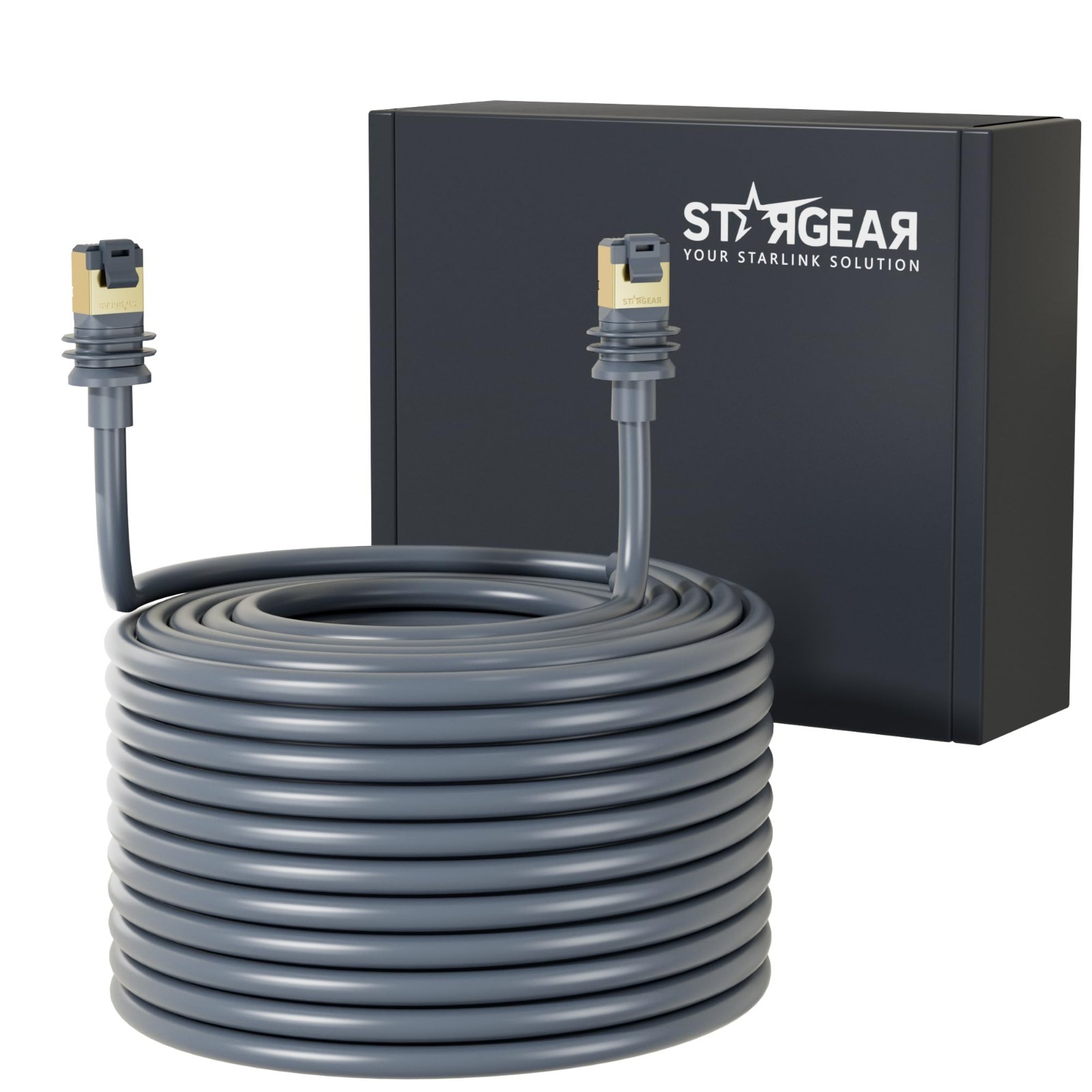 Starlink Gen 3 Ethernet Cable RJ45 Male-to-Male Cat6 Waterproof Outdoor Indoor 1
