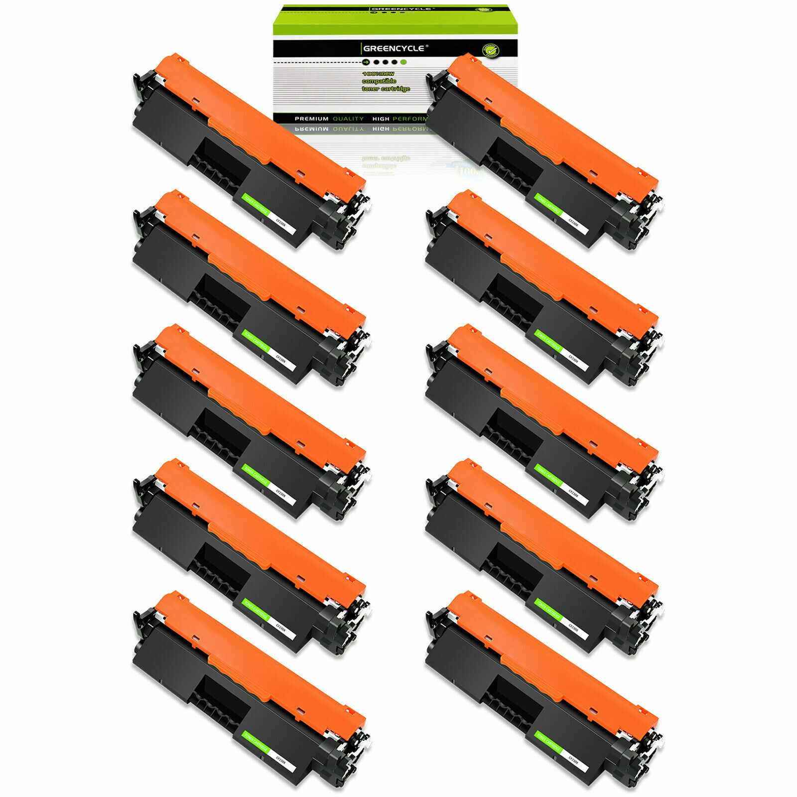 10PK 30X CF230X Toner Cartridge Compatible for HP LaserJet M203d M203dn Printer
