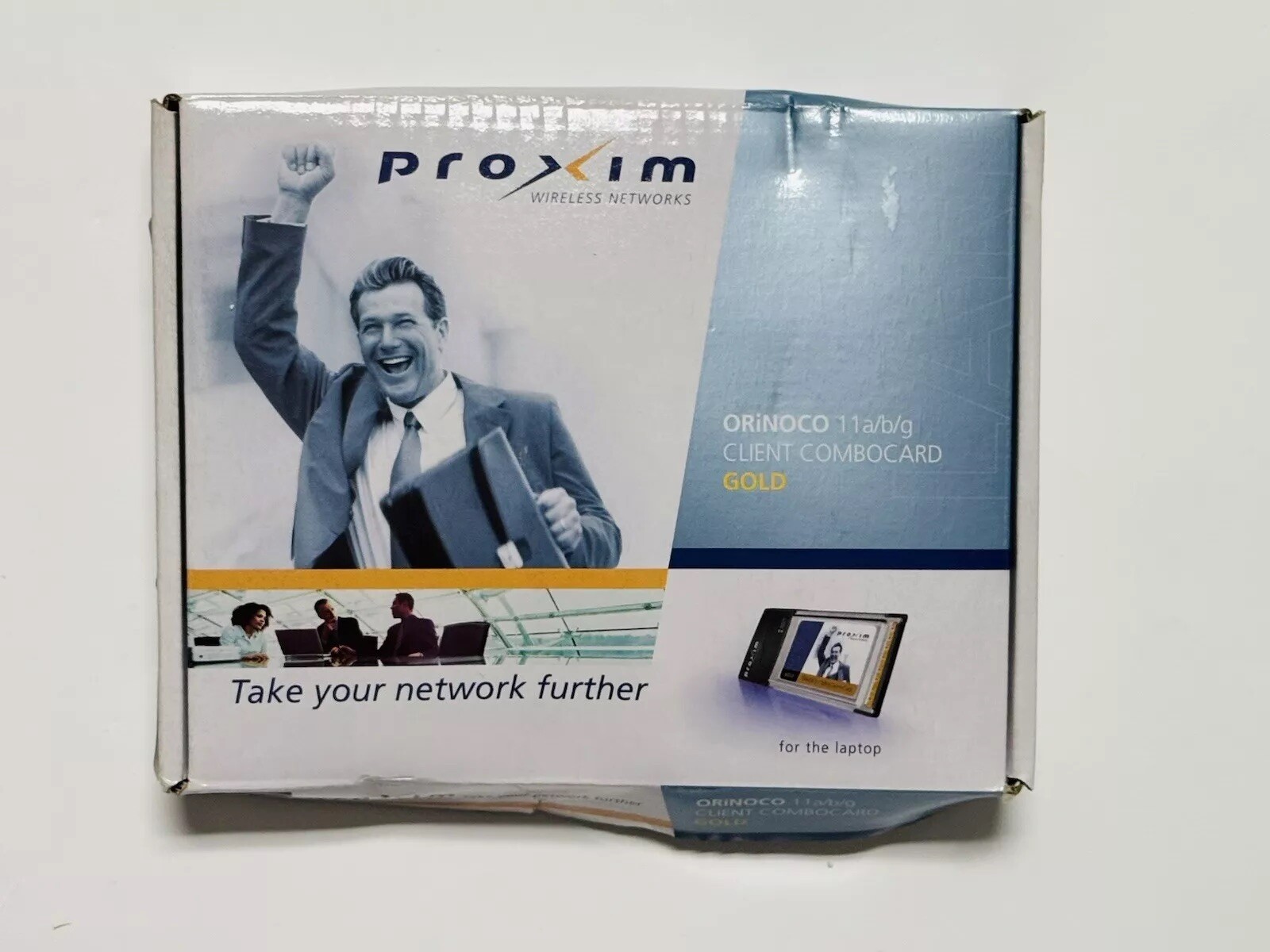 Proxim Orinoco 8421-WD 11 a/b/g Client Combocard PC Card Gold World Wireless New