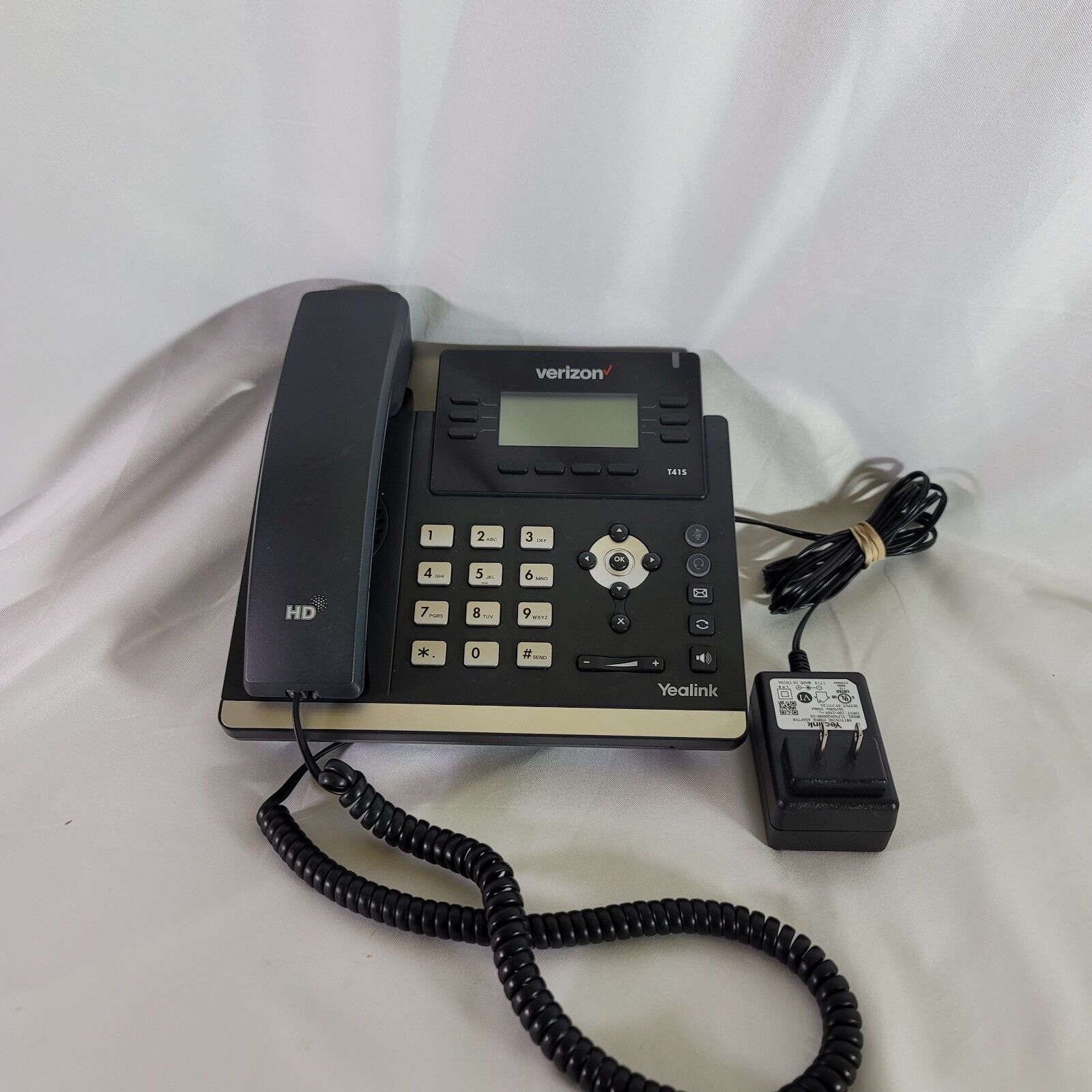 Yealink SIP-T41S IP Phone - Black - Phone Only, With Power Cord