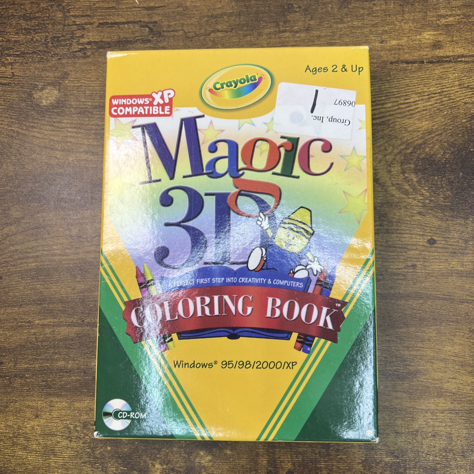 Crayola Magic 3D Coloring Book CD-ROM -  Windows 95/98, 2000, XP