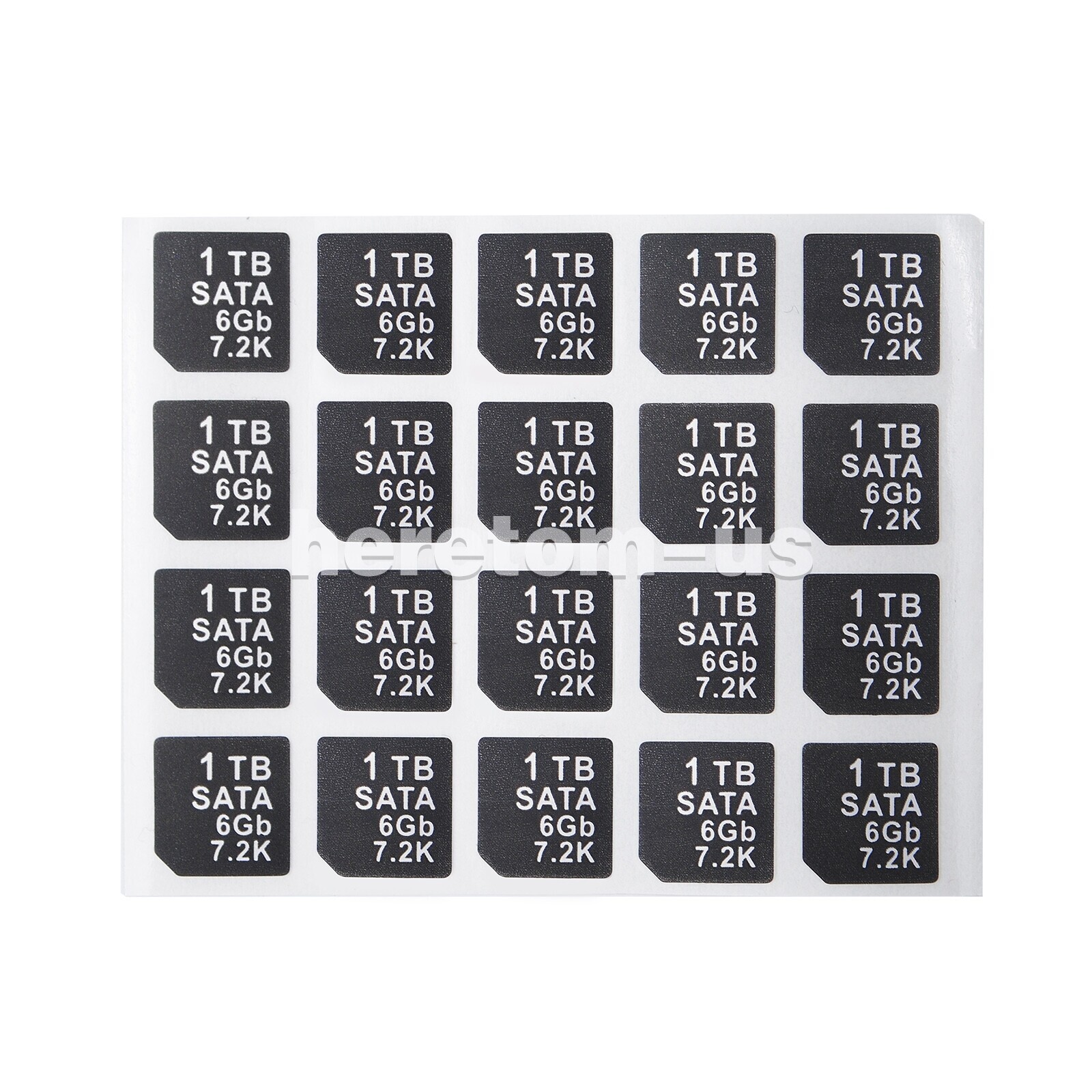 LOT OF 20 Capacity Sticker FOR DELL DXD9H X7K8W 14gen Hard Disk Tray Caddy