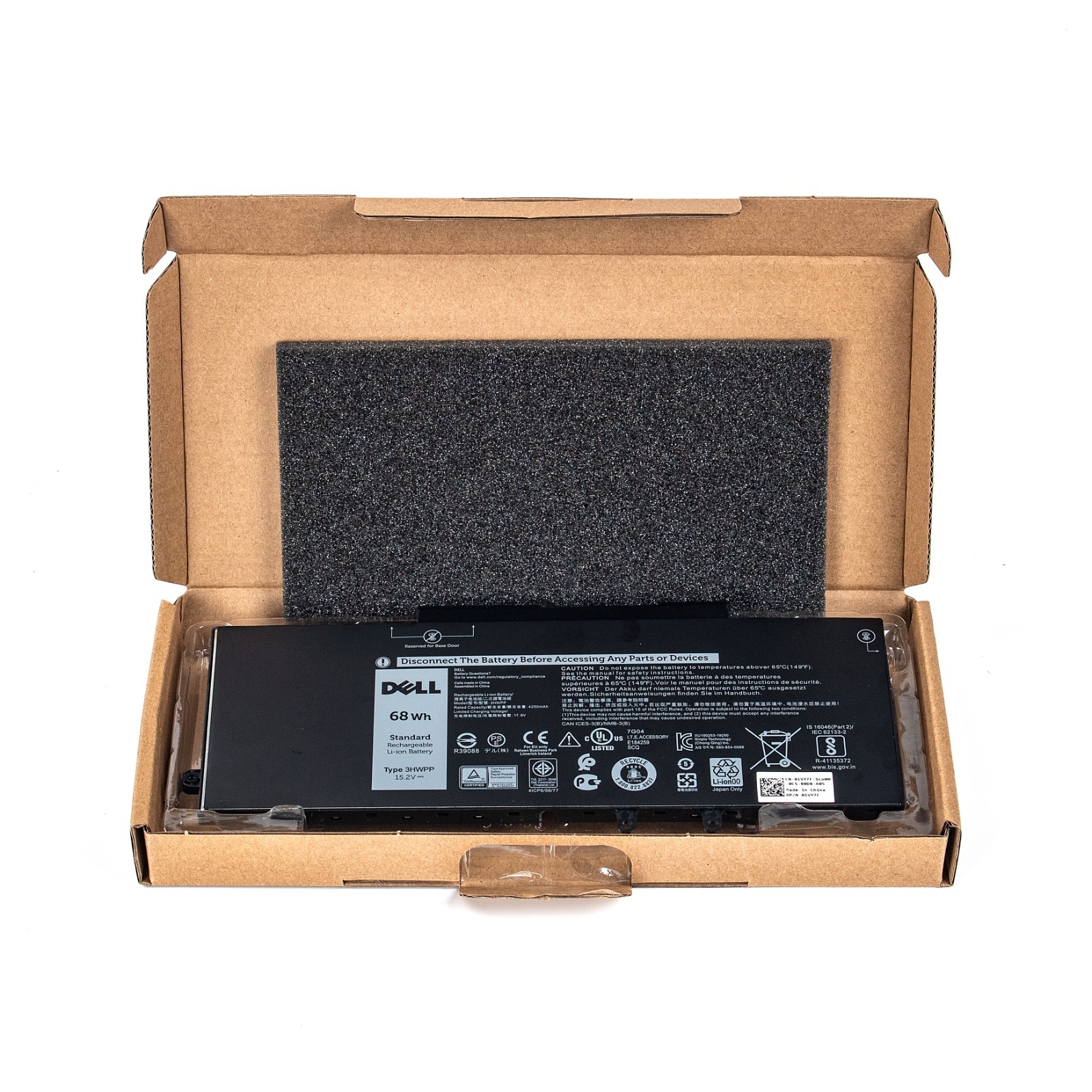 Genuine 68Wh 3HWPP Battery for Dell Inspiron 7706 2-in-1 7500 2-in-1 7506 2-in-1