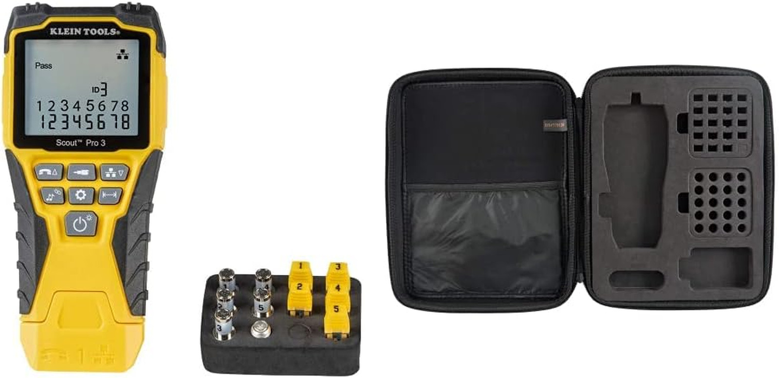 Cable Tester Kit with Scout Pro 3 for Ethernet, Coax and Phone Cables + Carrying