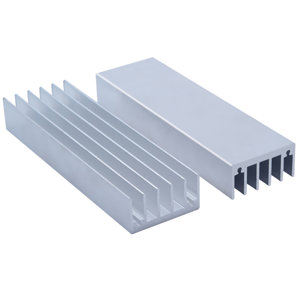 10pcs 100x30x15mm IC heat sink aluminum fin LED power transistor TO-126/-220/CPU