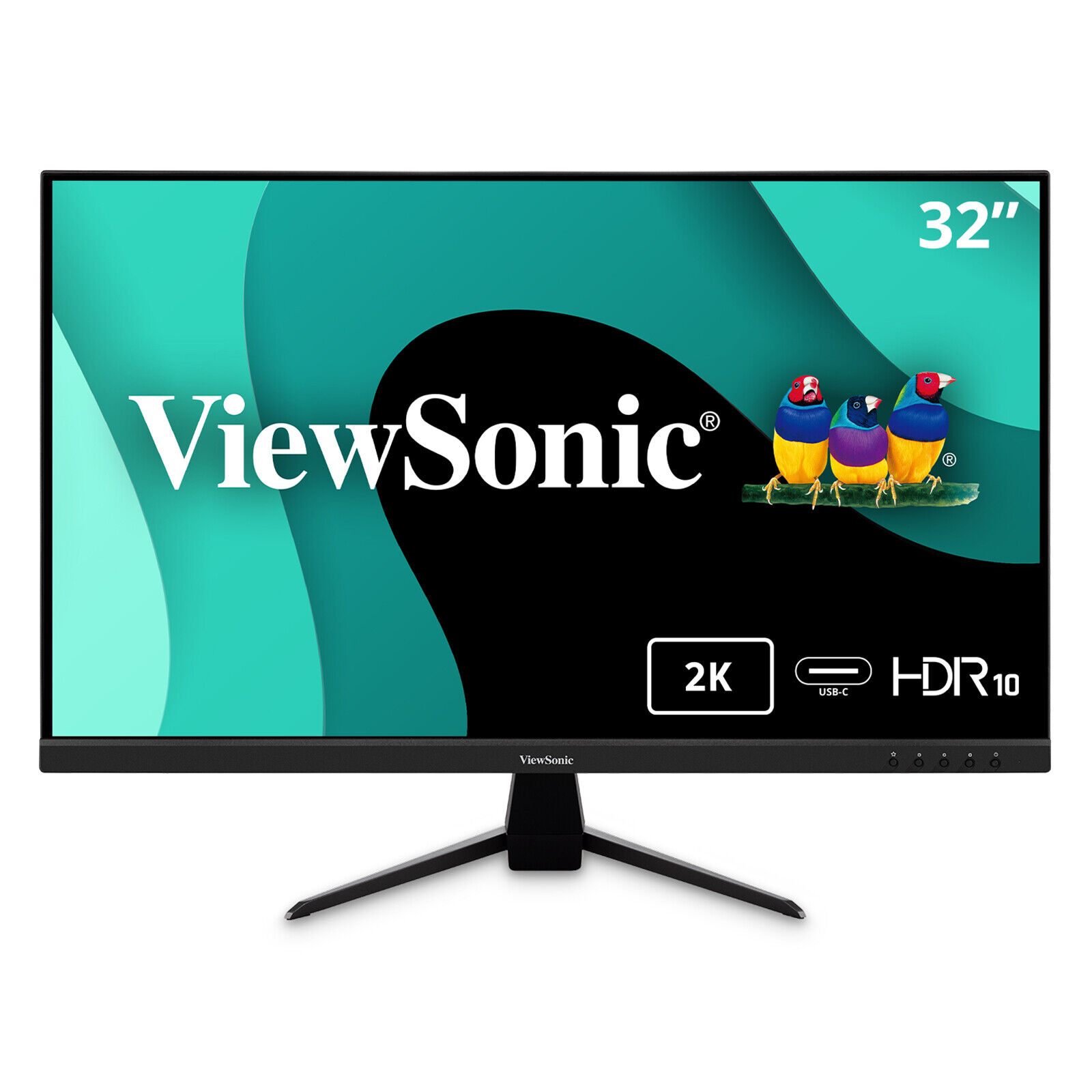 ViewSonic VX3267U-2K 32 Inch 1440p IPS Monitor with 65W USB C