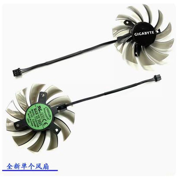 For GIGABYTE GeForce GT 1030 2GB OC Graphics Card Cooling Fan T128010SM