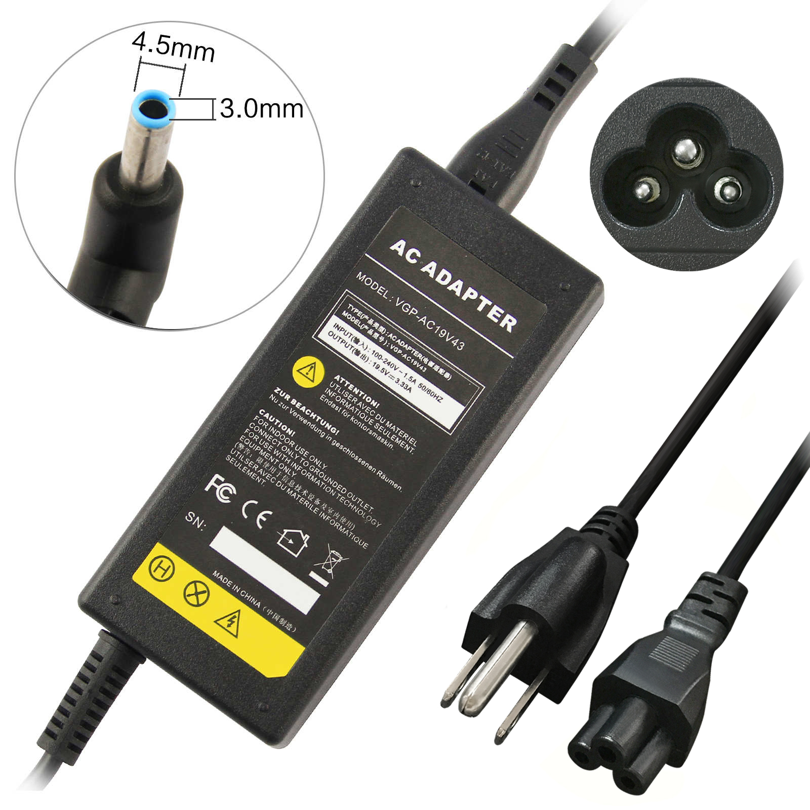 AC Adapter Charger For HP 15-AY039WM 15-AY041WM Notebook PC Laptop Power supply