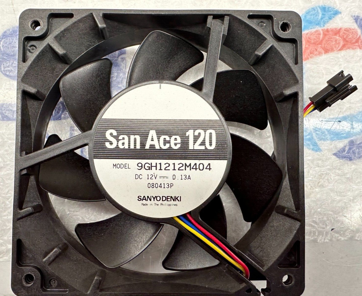 1 PCS SANYO Fan 9GH1212M404 DC 12V 0.13A 12025 12CM 3 PIN