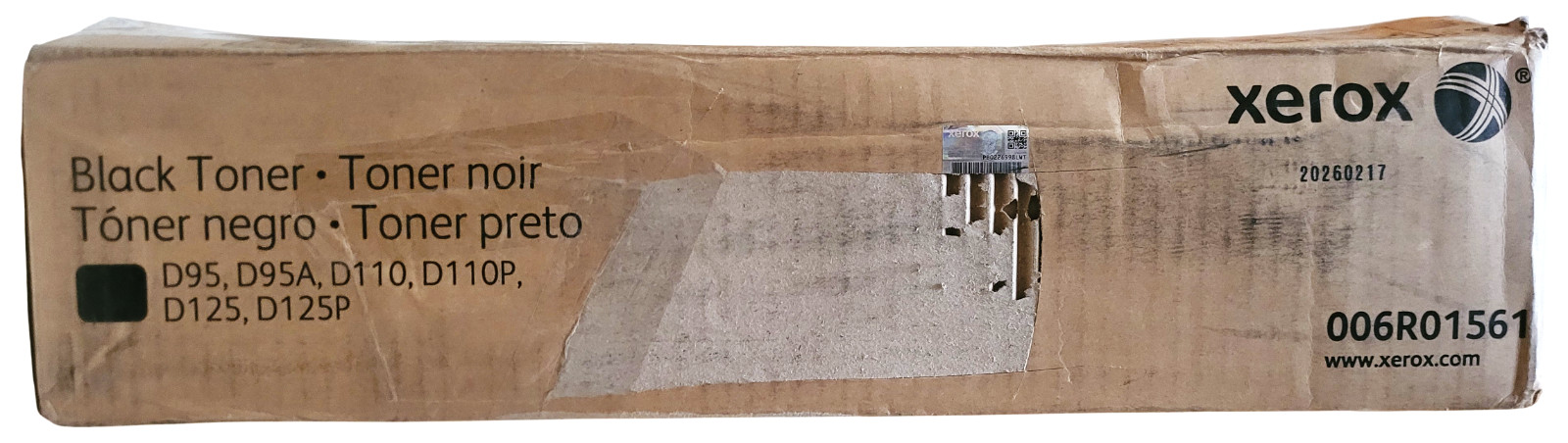Xerox 006R01561 Black Toner Cartridge New-Open Box
