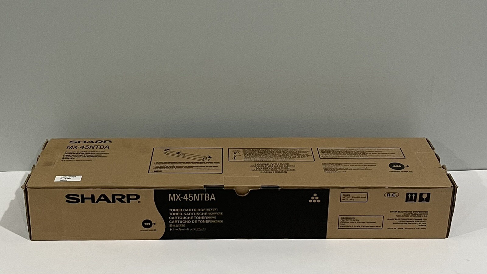 Genuine Sharp MX-45NTBA Black Toner Cartridge for MX-3500N. MX-3501N - NEW