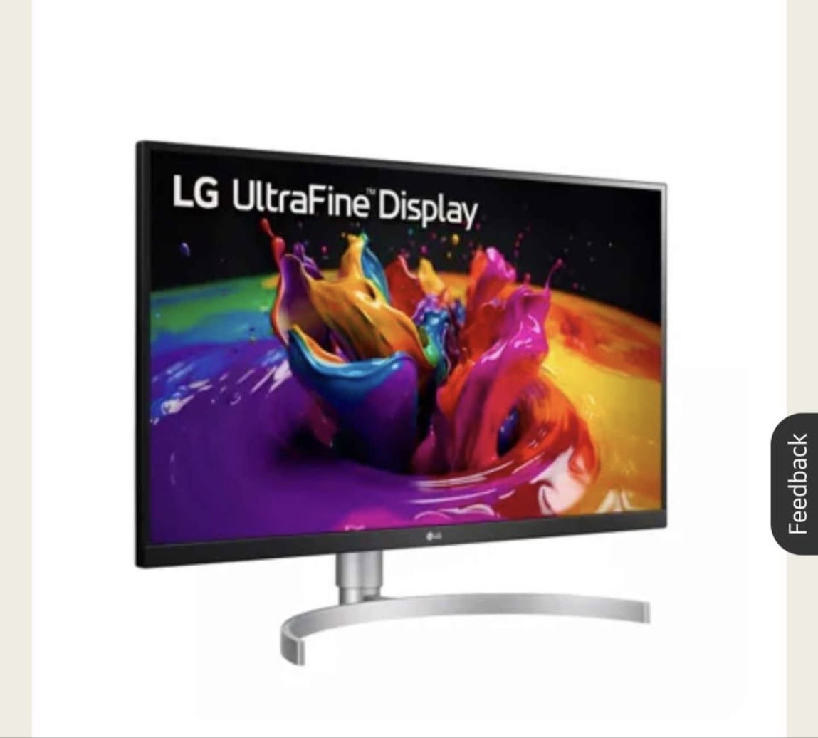 LG 27UL850-W 27" 4K UHD IPS Monitor HDR400 USB-C - Lightly Used - Small Scratch