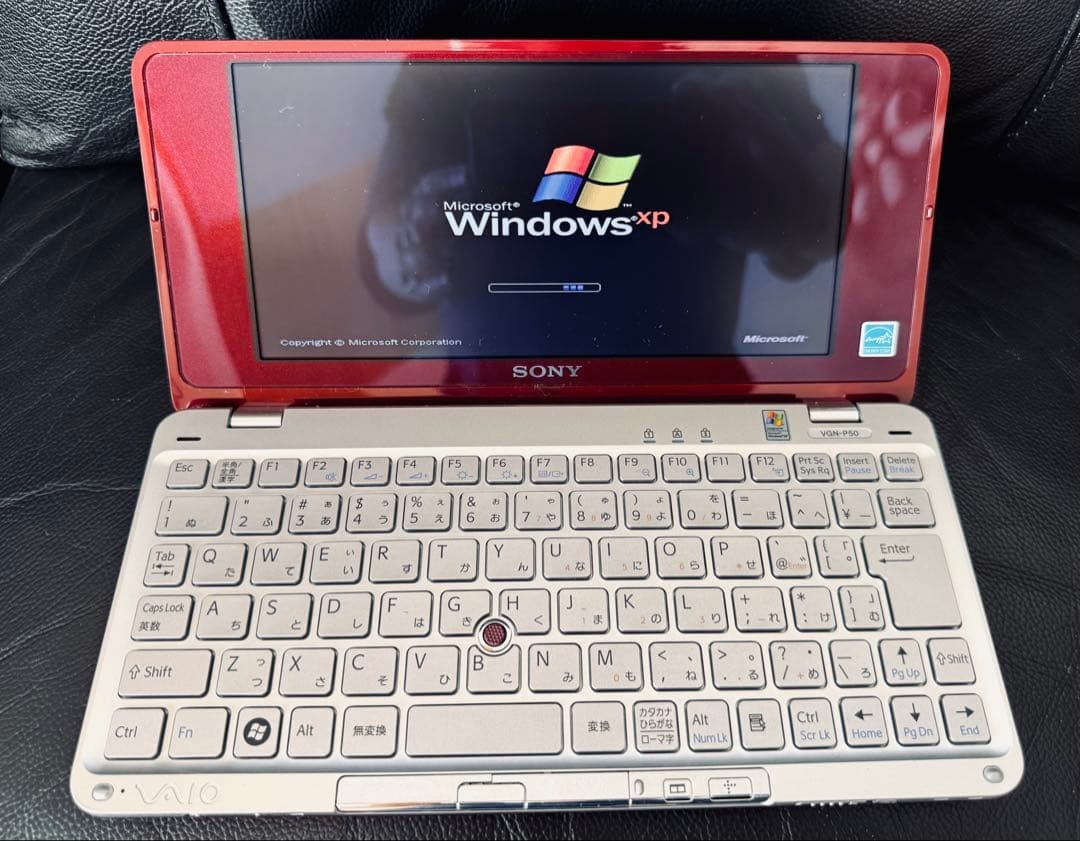 Sony VAIO Type P VGN-P50 Garnet Red Mini Laptop Windows XP Japan