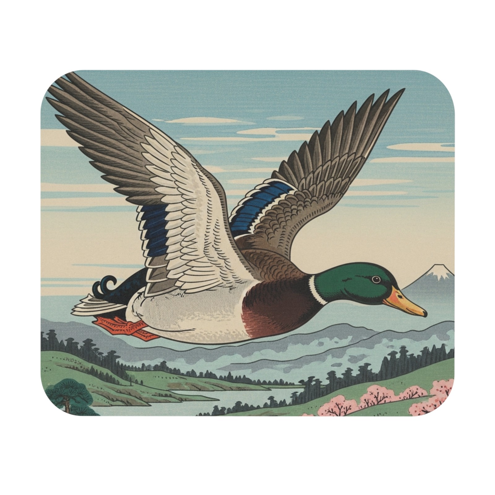 Mallard Duck Mouse Pad bird watcher computer nature gift USA ship waterfowl pond
