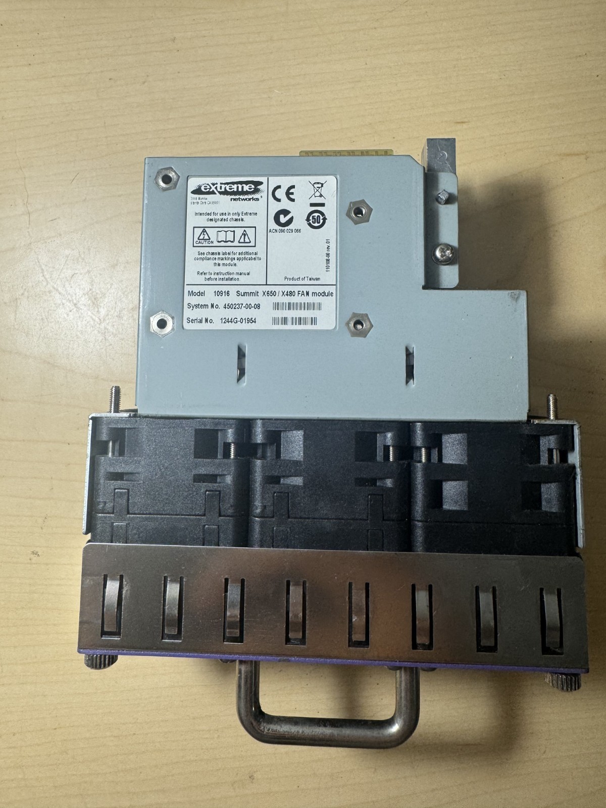Extreme Networks Summit X650 / X480 Fan Module 10916