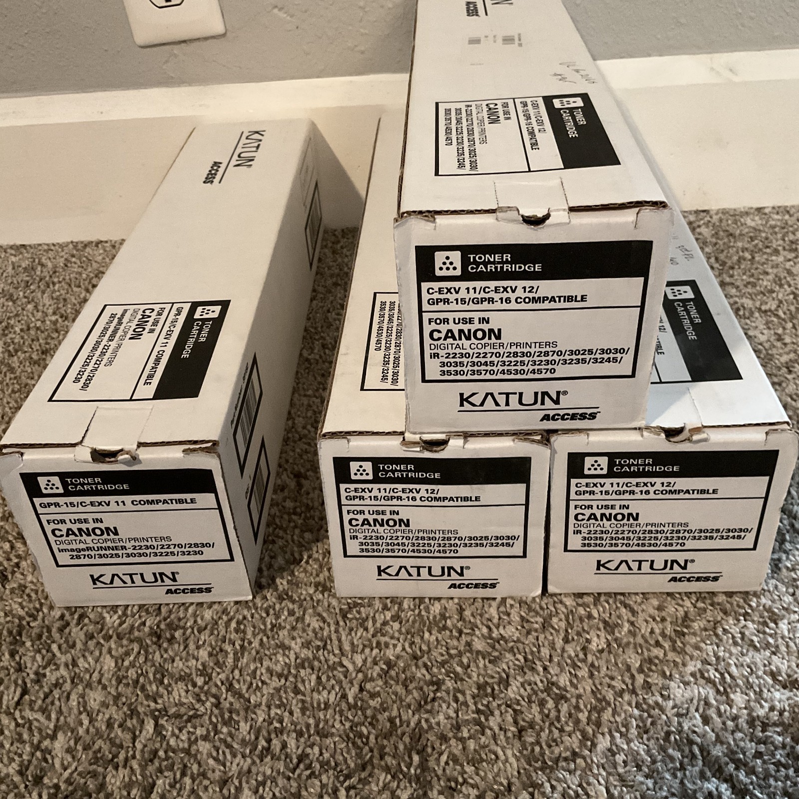 KATUN Access C-EXV 11 C-EXV 12 GRP-15 GRP-16 Toner Cartridge Black NEW SEALED