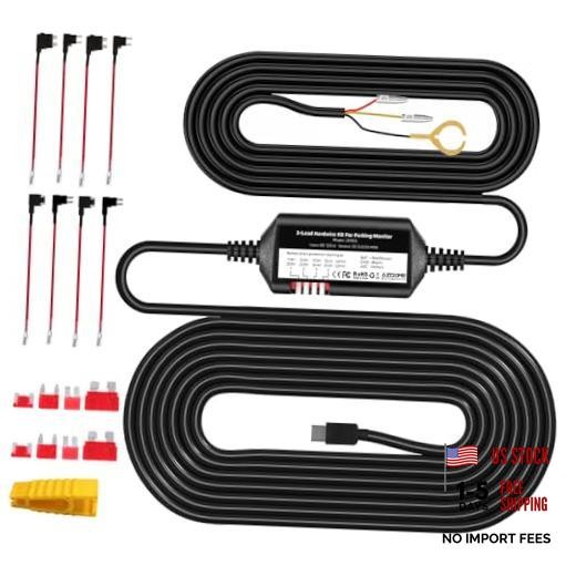 3-Lead Acc Hardwire Kit Type-C USB Port, 12ft | For M550 M01Pro PG17 GS63HPro